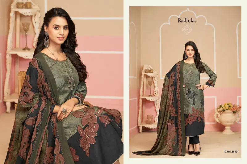 Shivani By Radhika Azara Lawn Cotton Dress Material Wholesale Online